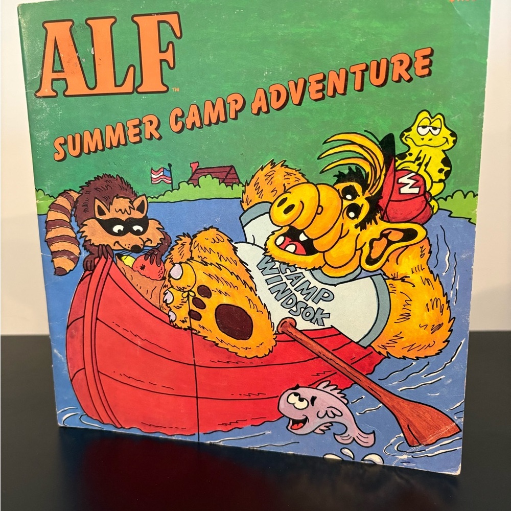 Vintage ALF Summer Camp Adventure Book